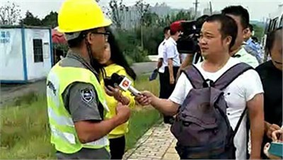 株洲市副市長、市公安局局長李曉葵視查工地現(xiàn)場